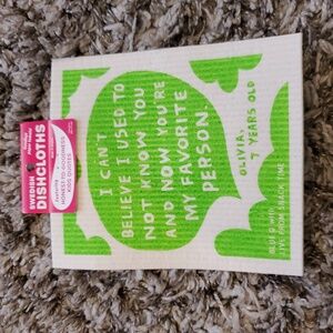 🛒 Blue Q Funny Quote Swedish Dishcloth